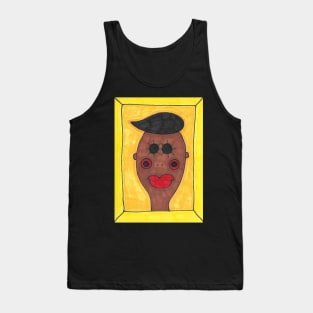 Man with Excellent Hair Tank Top